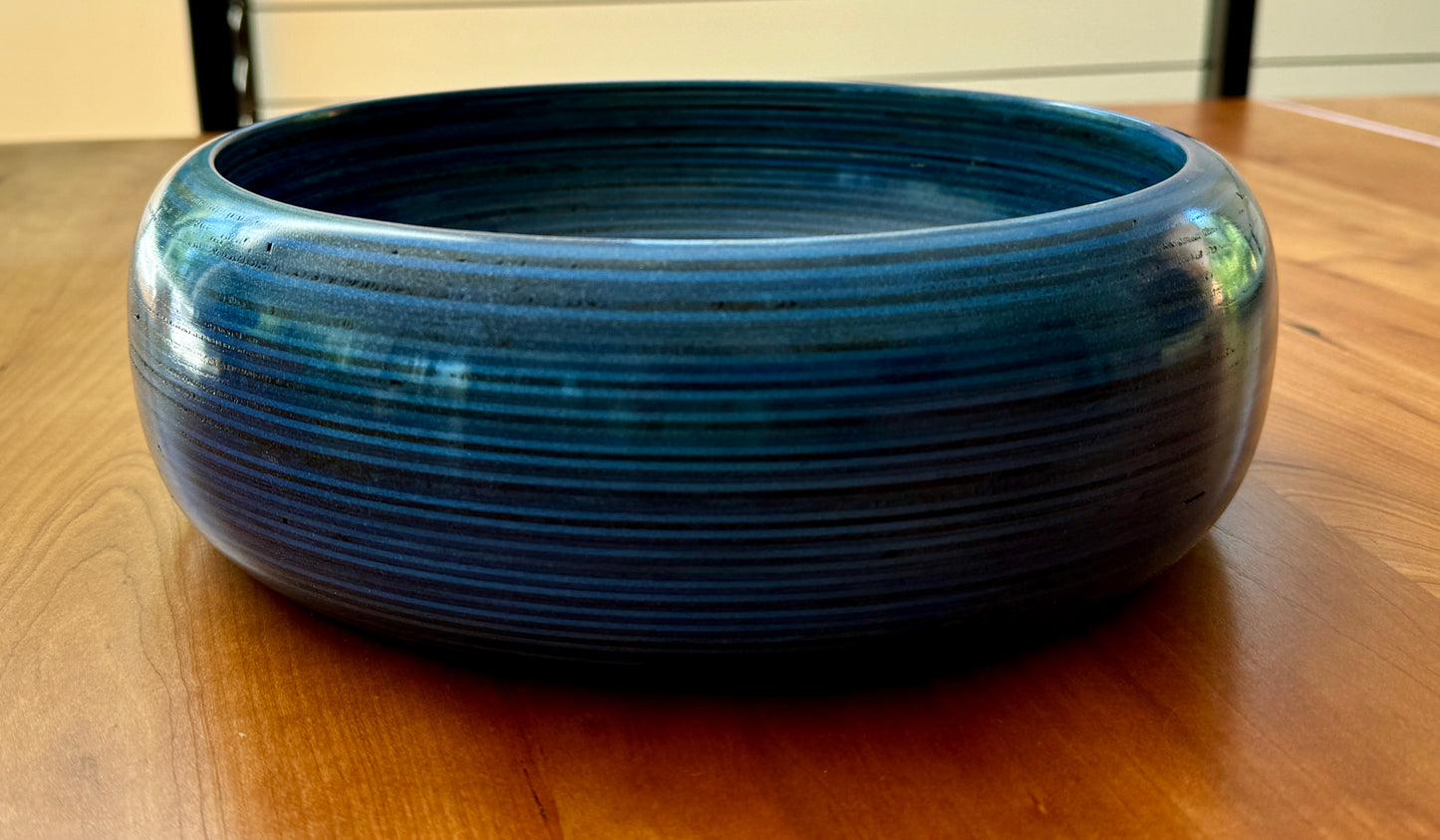 Bowl #306 Large Briliant Blue Bowl