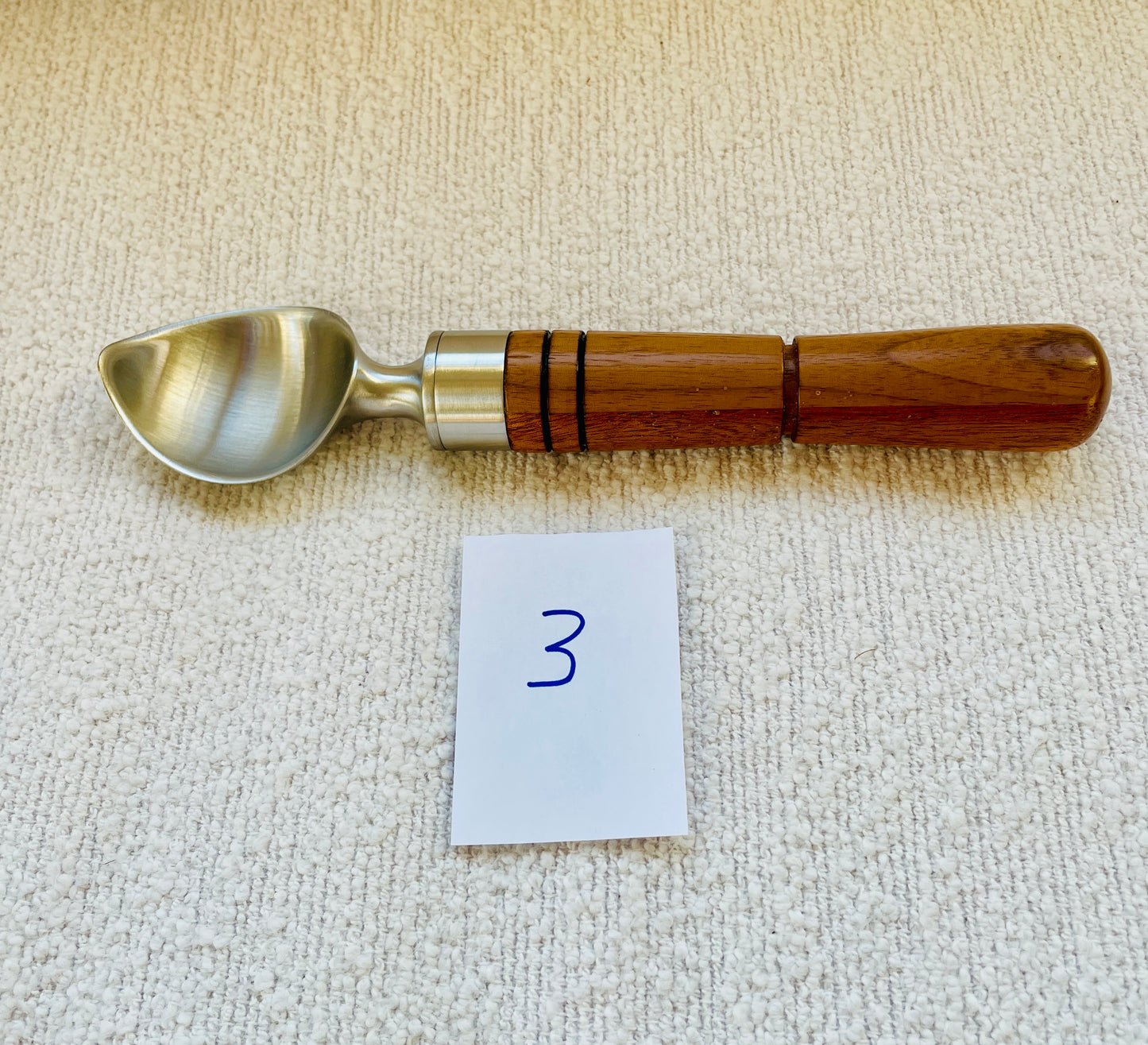 Ice Cream Scoop #3 Oak and Mahogany