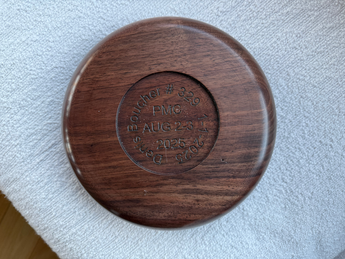 Shallow Walnut Bowl #329