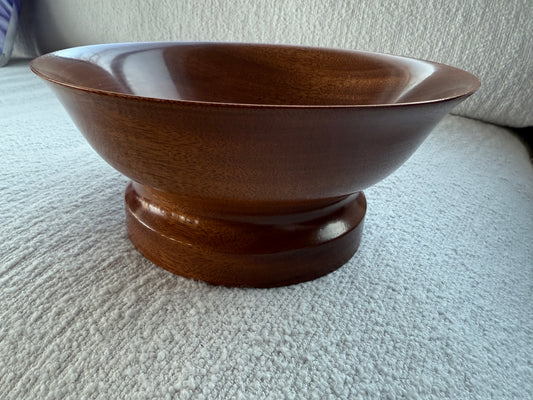 Large Mahogany Bowl #327