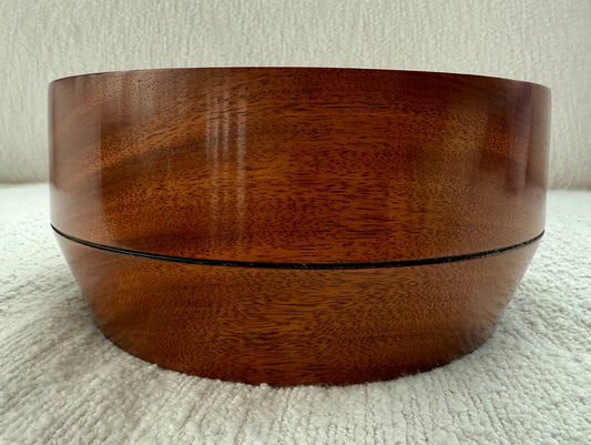 Deep mahogany bowl #334