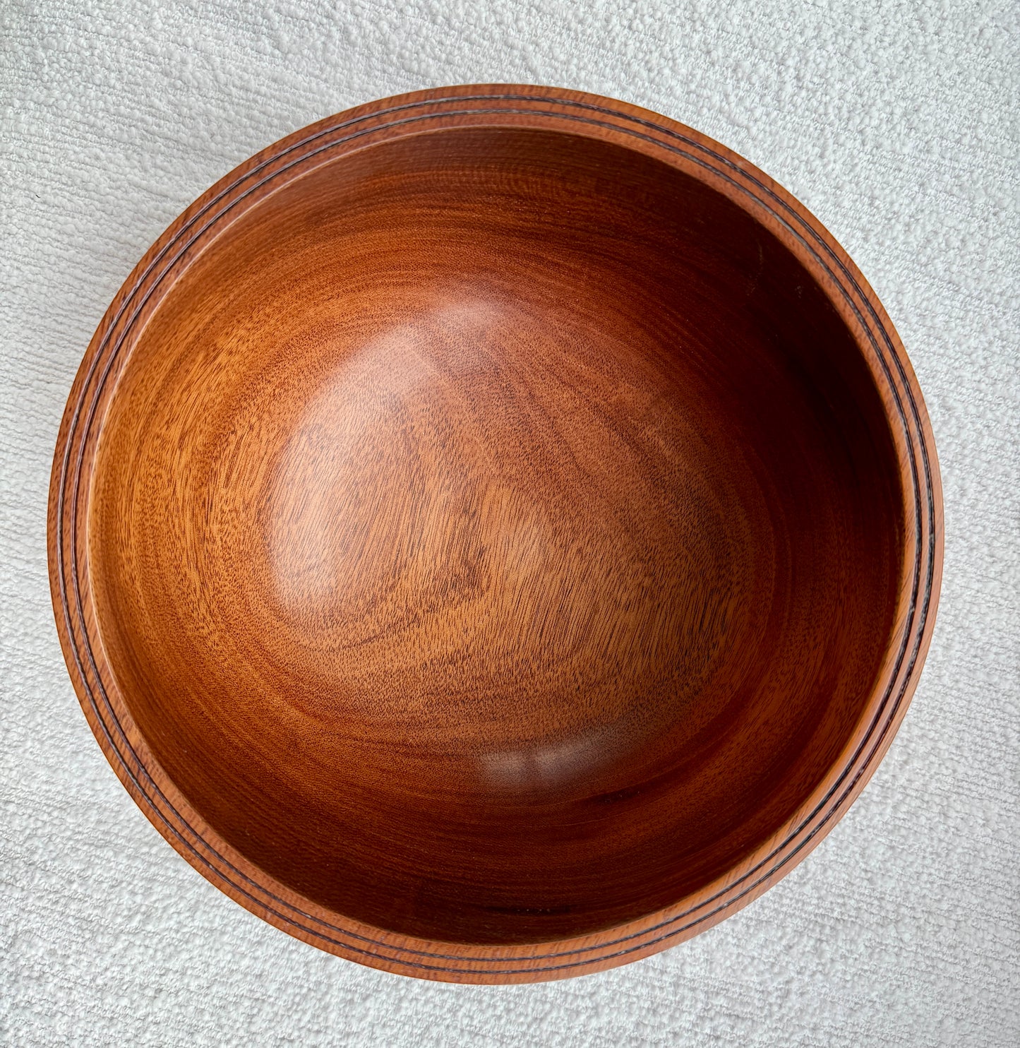 Deep mahogany bowl #334